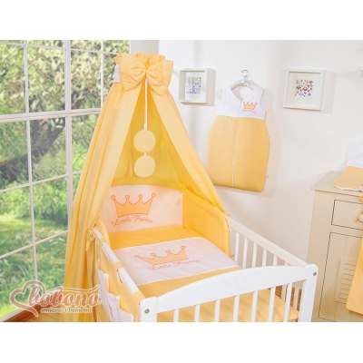 Babybett Himmel aus Baumwolle - Little Prince/Princess Pfirsich