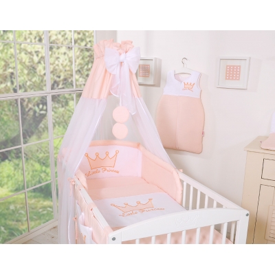 Babybett Himmel aus Chiffon - Little Prince/Princess puderrosa