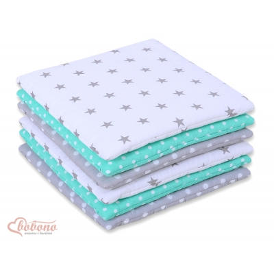 Babybett Kopfschutz 6tlg - Set 34