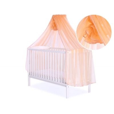Pfirsich Babybett Moskitonetz mit Halterung