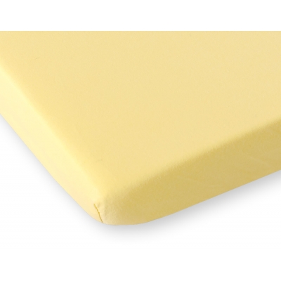Babybett Spannbettlaken aus jersey 120x60cm - Gelb