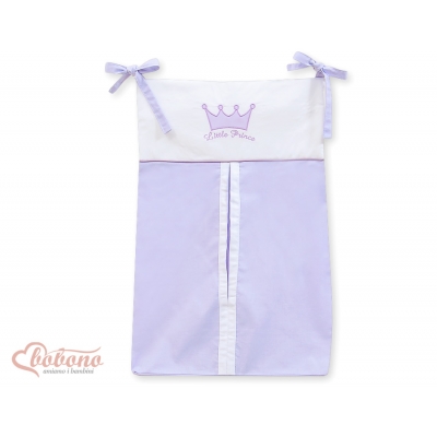 Babybett Windelntasche - Little Prince/Princess lila