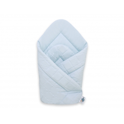 Babydecke Babyhörnchen gesteppt - blau