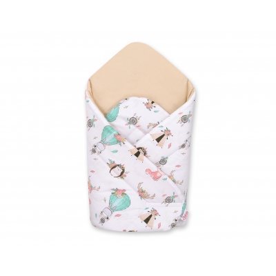 Babyhörnchen mit steifen Einlage - Füchse beige/beige