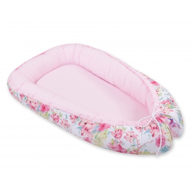 Babykokon - Kolibri in Blumen/rosa