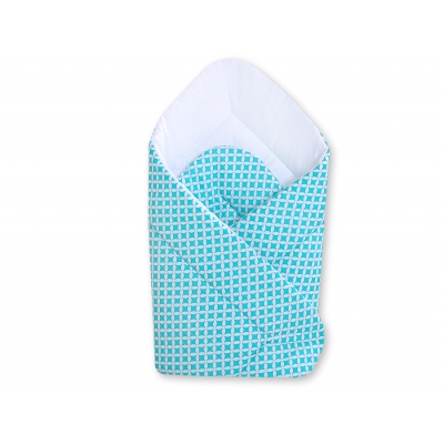 Babynestchen/Babyhörnchen - Blumenmuster-Minze
