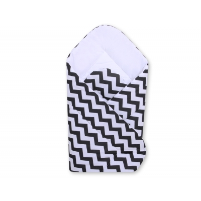 Babynestchen/Babyhörnchen - Chevron schwarz