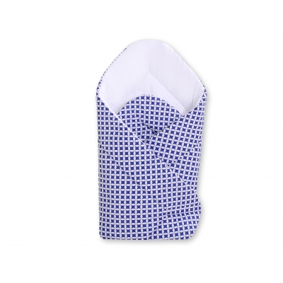 Babynestchen/Babyhörnchen - Dunkelblau-Blumenmuster