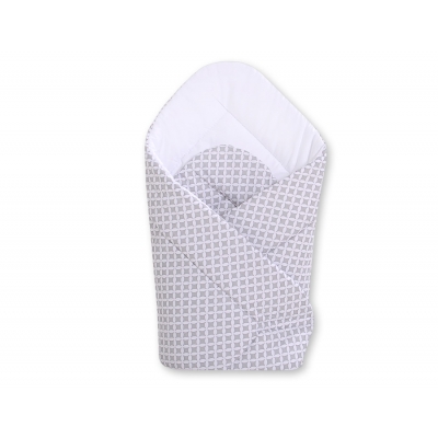Babynestchen/Babyhörnchen - Grau-Blumenmuster