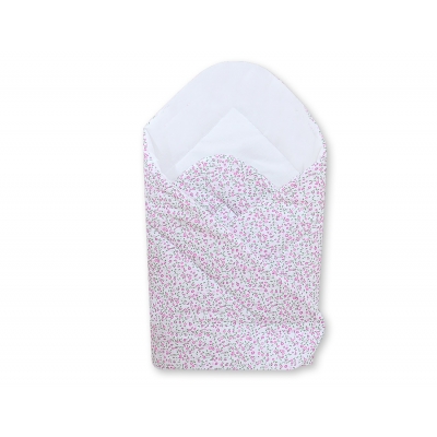 Babynestchen - Hängende Herzen rosa Blümchen