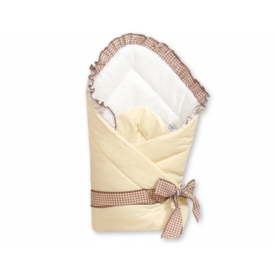 Babynestchen mit Schleife - Bär mit Schleife braun