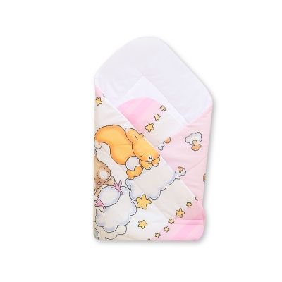 Babyhörnchen mit steife Einlage - Basic Waldtiere rosa