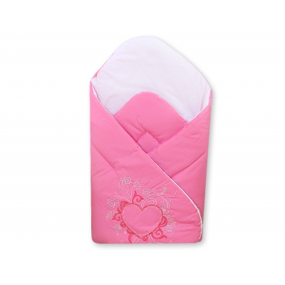 Babyhörnchen mit steife Einlage - Dunkel rosa