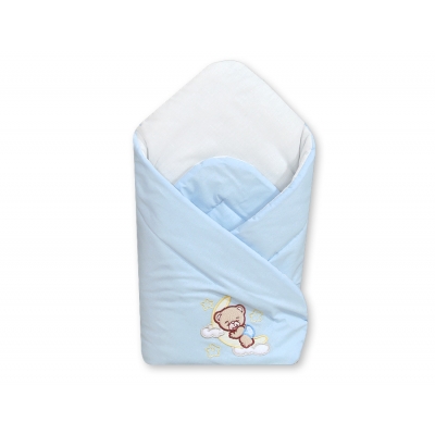 Babynestchen mit Steife Einlage - Gute Nacht blau