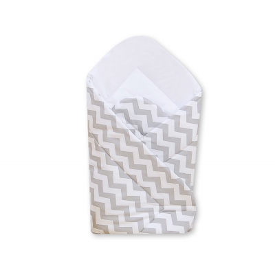 Babynestchen - Simple Chevron grau
