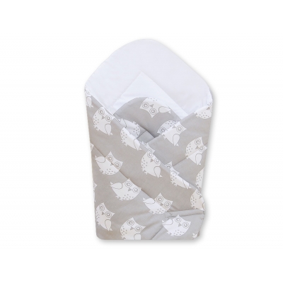 Babynestchen - Simple Eulen grau
