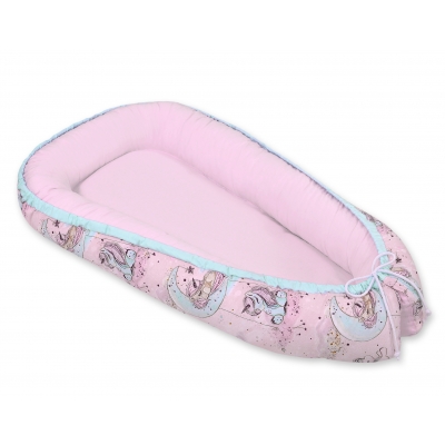 Babynestchen - unicorn rosa/rosa