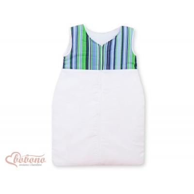 Babyschlafsack - basic dunkel blau gestreift