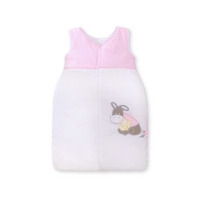 Babyschlafsack - Esel Luca rosa