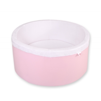 Bällebad aus Minkystoff ohne Bälle -  rosa