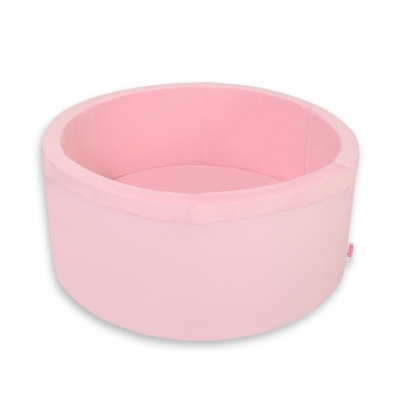 Bällebad aus Minkystoff ohne Bälle - rosa
