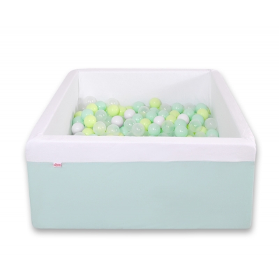 Bällebad minky mit Bällen 200st - minze