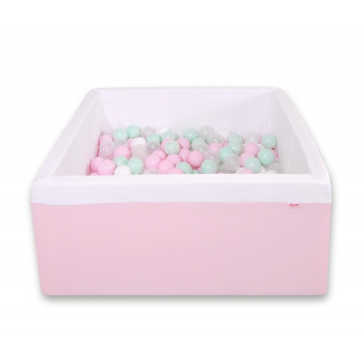 Bällebad minky mit Bällen 200st - rosa