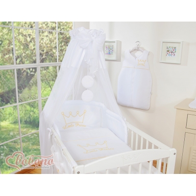 Betthimmel Baby aus Chiffon - Little Prince/Princess weiß
