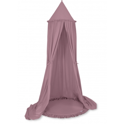 Betthimmel Kinderzimmer mit Spielmatte- pastellviolett