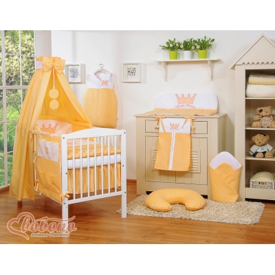 Bettwäsche Set 11-tlg mit Himmel - Little Prince/Princess pfirsich