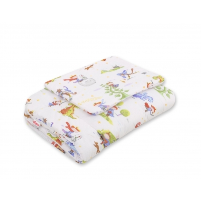 Baby Bettwäsche Set 2-tlg 75x100m - Ritter und Drache