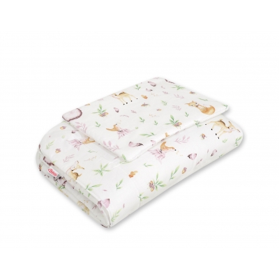 Baby Bettwäsche Set 2-tlg 75x100m - Wald Delikatesse