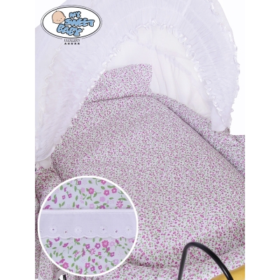 Bettwäsche Set 2-tlg für Stubenwagen Jasmine 2100-913 oder 72100-913