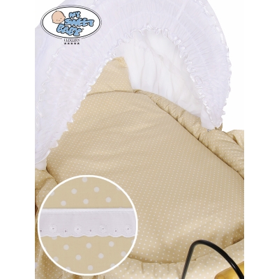 Bettwäsche Set 2-tlg für Stubenwagen Jasmine 2100-916 oder 72100-916