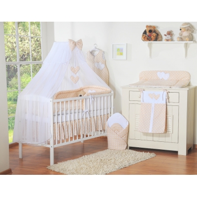 Babybett Moskitonetz und Bettumrandung Set