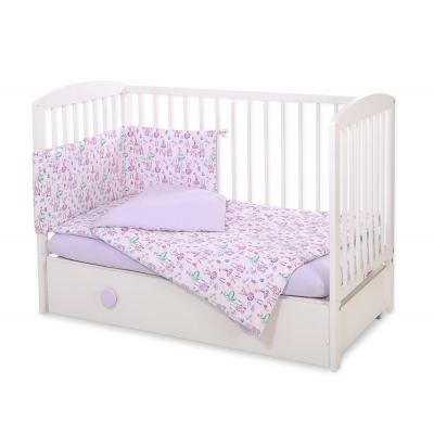 Babybettwäsche Set Lila