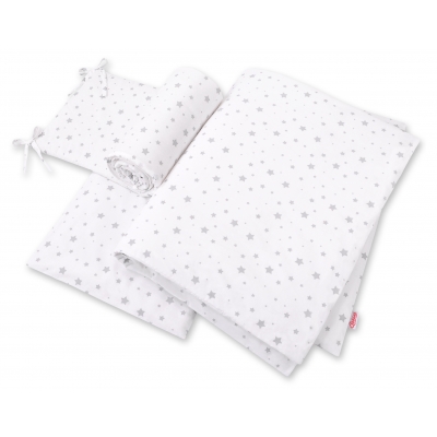Bettwäsche Babybett Grau