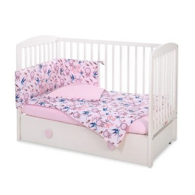 Bettwäsche für Babybett Blau
