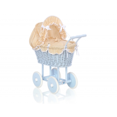Korb Puppenwagen Weide