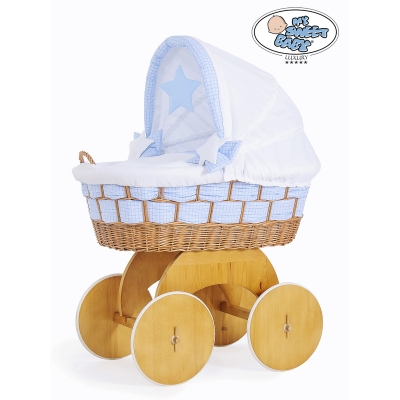 Bollerwagen Baby mit Haube Isabella nr 50102-909*