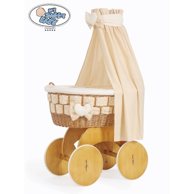 Bollerwagen für Baby mit Himmel Isabella nr 50202-910*