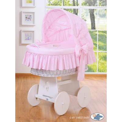 Bollerwagen mit Haube - Gute Nacht rosa
