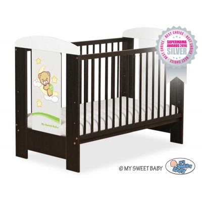 Braun Kinderbett 120x60cm Gute Nacht