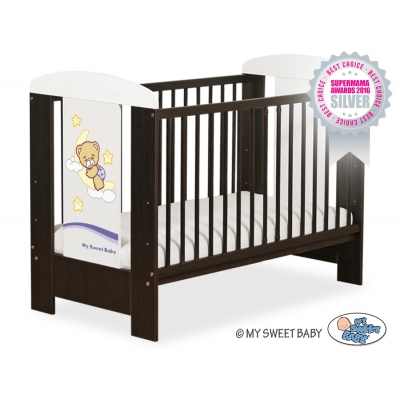 Braun Kinderbett 120x60cm Gute Nacht