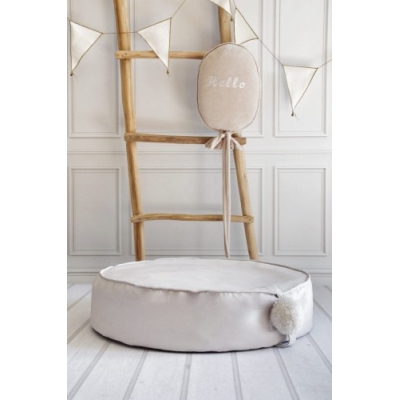 Pouf aus Velvet für Baby Kinderzimmer