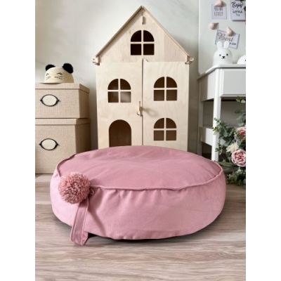 Kleiner Pouf für Babyzimmer Rosa