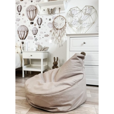 Sitzsack für Kinderzimmer Beige