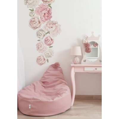 Pouf Sitzsack Rosa für Mädchen Kinder