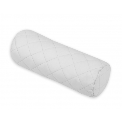Dekoratives Baby Rollkissen gesteppt- grau