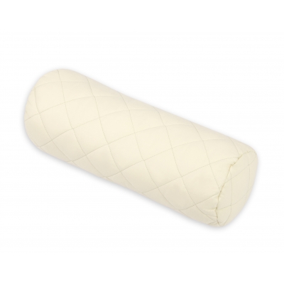 Dekoratives Rollkissen gesteppt - creme